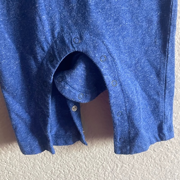 Baby Boy Henley Onesie - Picture 3 of 4